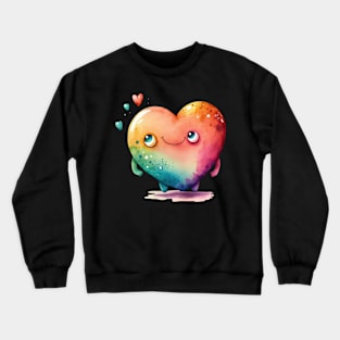 Cute Heart Monster Crewneck Sweatshirt